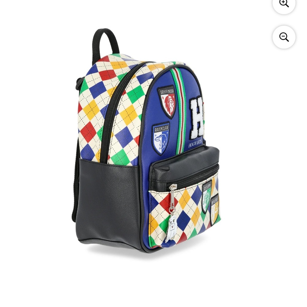 Harry Potter Crest 10.5 Mini Backpack Blue - Picture 2 of 4